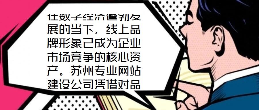 在數字經濟蓬勃發(fā)展的當下，線上品牌形象已成為企業(yè)市場競爭的核心資產。蘇州專業(yè)網站建設公司憑借對品牌定位的深刻理解與技術實力的深度融合，通過系統(tǒng)性構建網站生態(tài)體系