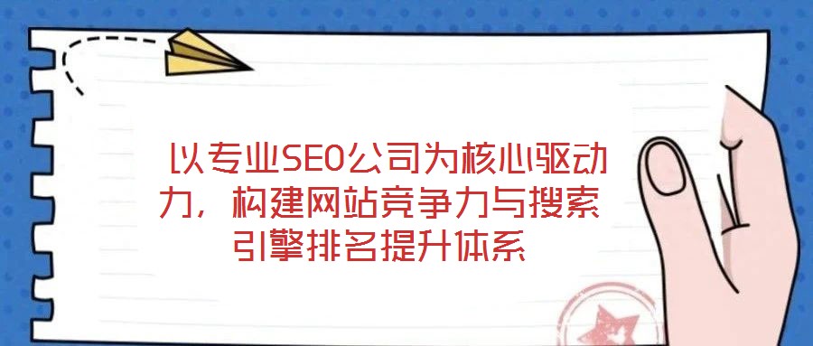  以專業SEO公司為核心驅動力，構建網站競爭力與搜索引擎排名提升體系