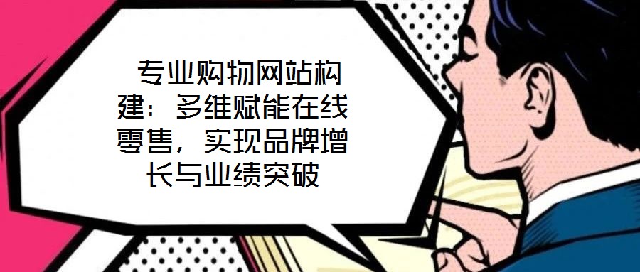  專業購物網站構建：多維賦能在線零售，實現品牌增長與業績突破