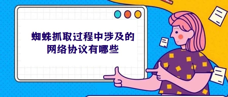 蜘蛛抓取過程中涉及的網絡協議有哪些